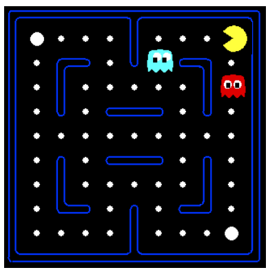 不相似的 Pacman 状态示例二