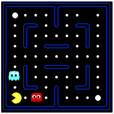 不相似的 Pacman 状态示例三